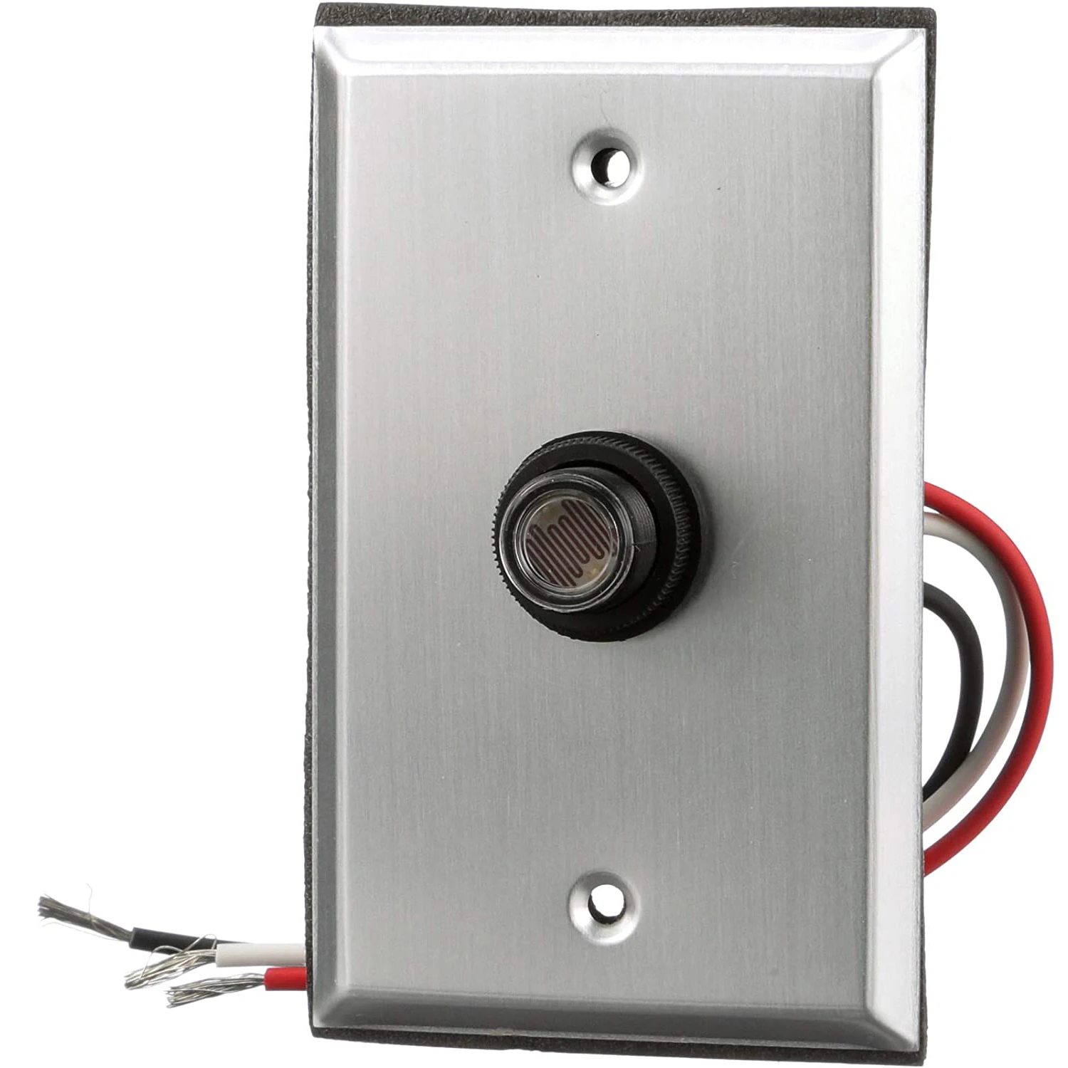 Outdoor Hardwire Light Control with Photocell and Wall Plate, Light Sensor Switch