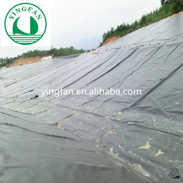 HDPE Geomembrane Waterproof Sheet Contemporary for Mining Landfill Water Reservoir 0.5mm 0.75mm 1mm for Fish Farm 1mm 1.5mm 2mm