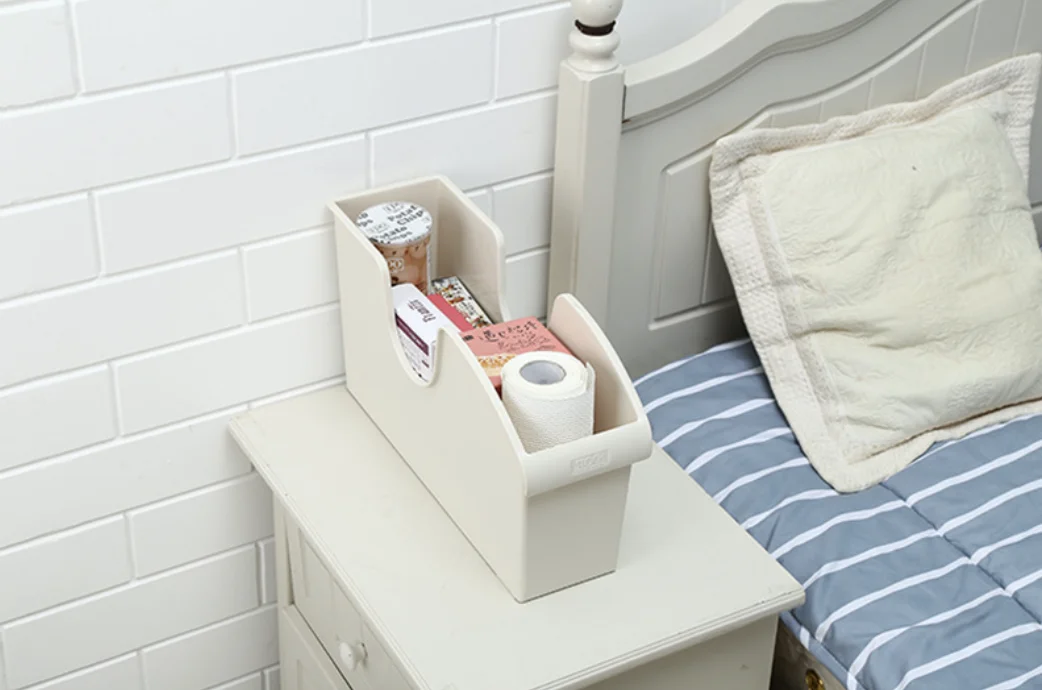 Home Furnishing Reception Series Kitchen Shelves Storage Pot Lock Seasoning Multifunctional Bathroom Cosmetics Storage Box