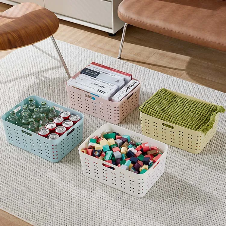 GREENSIDE Trending Products Widely Used Plastic Clothes Organizer Stackable Storage Basket