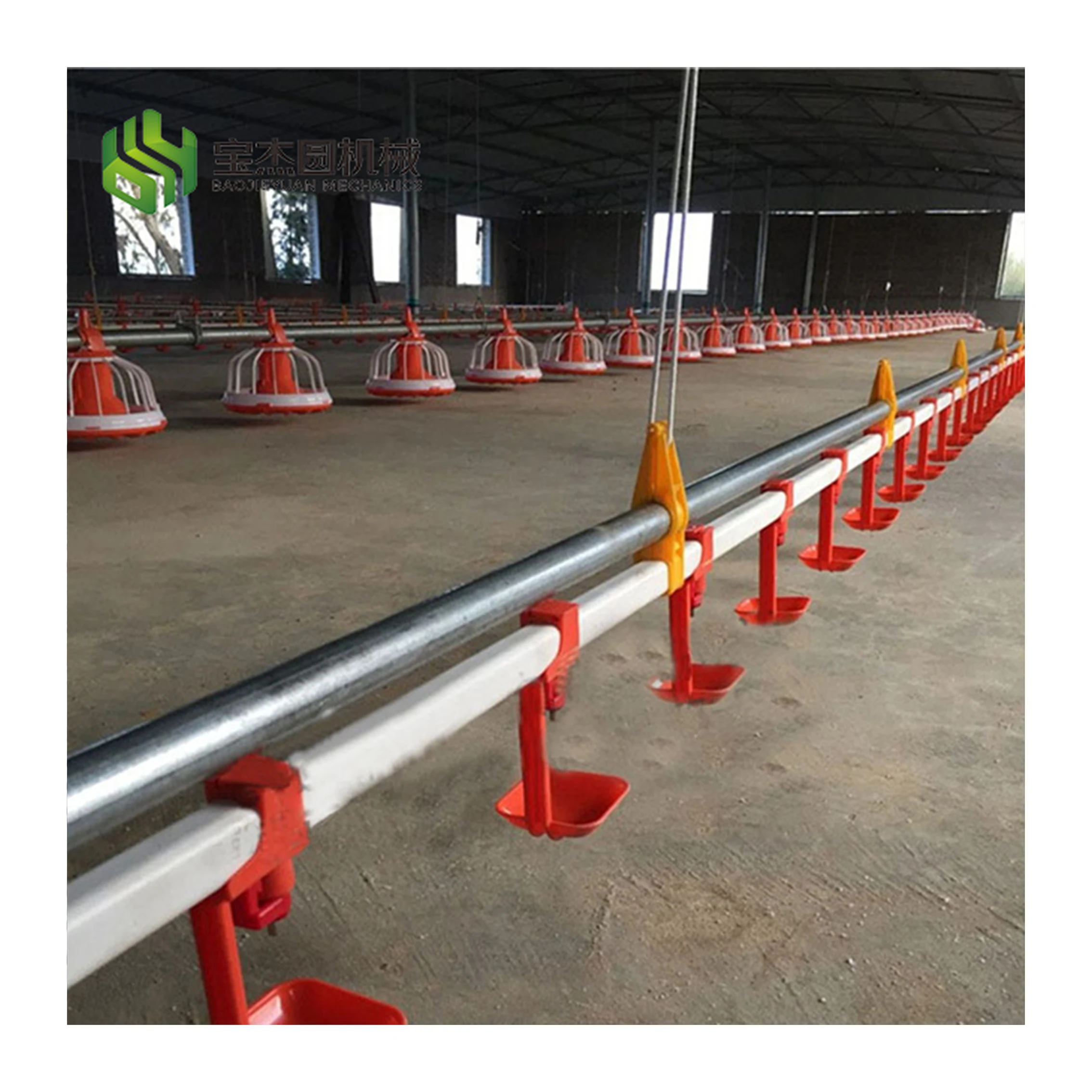 Modern Automatic Broiler Breeder Equipment System Plant Line Layer Farm Chicken House Poultry Equipment for Chicken Feed