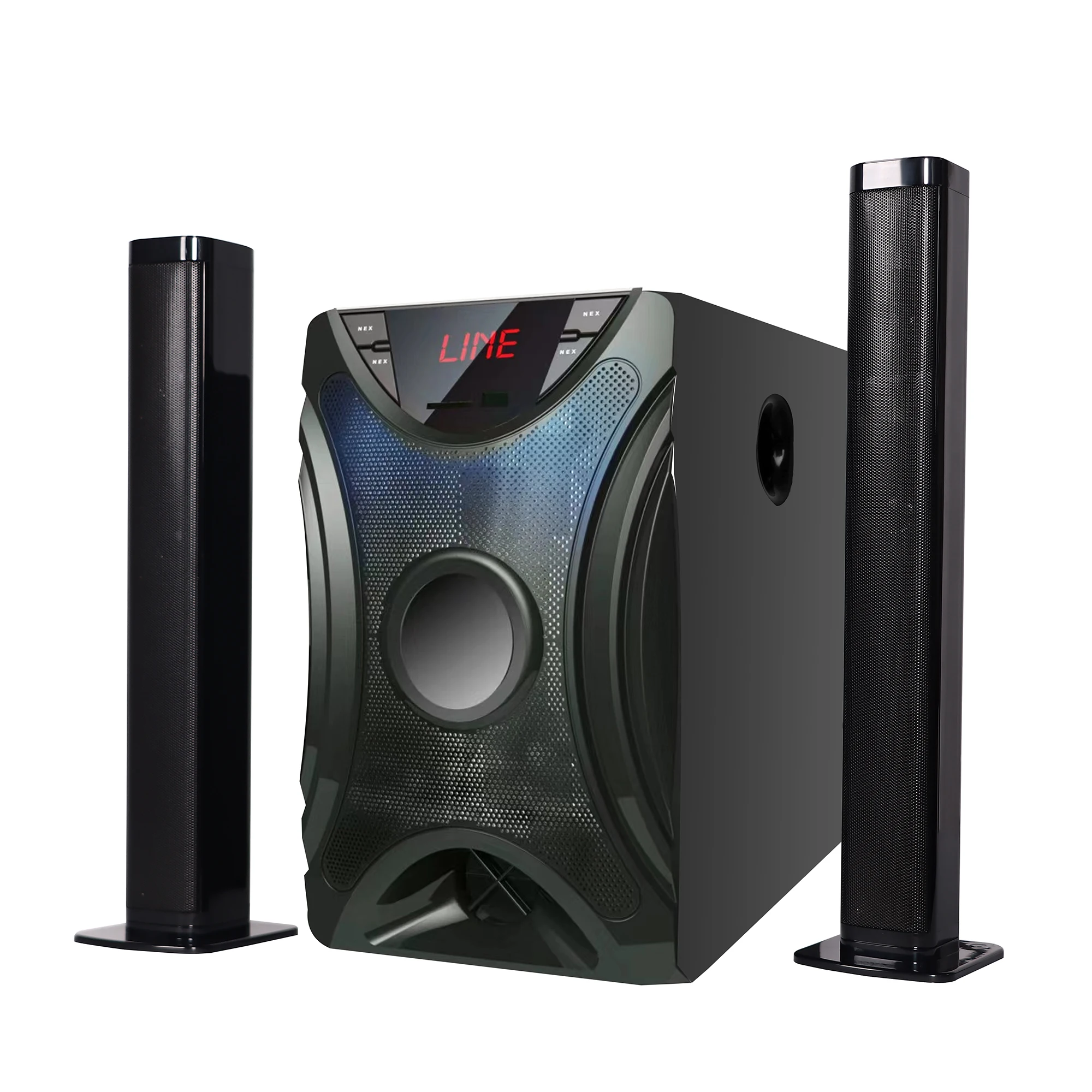 Home Style Fashion Soundbar With Wired Subwoofer Dynamic Sourround Sound TV Sound Bar For Home Theatre System