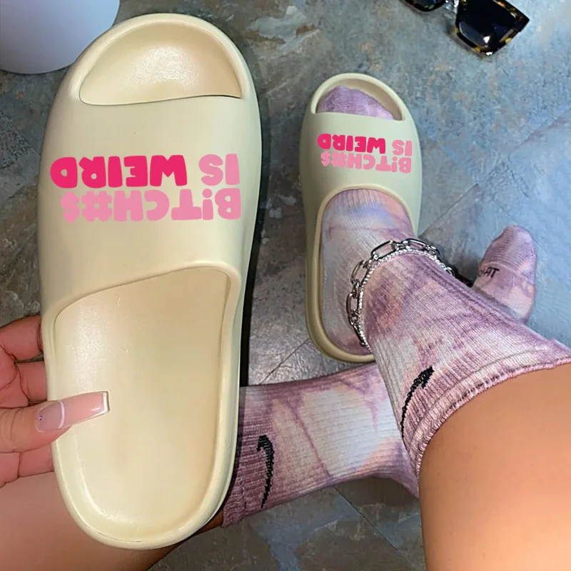 New Arrivals Summer Unisex Yeez Slides Slip On Breathable Water Beach Sandals Lightweight Fish Mouth Slippers For Men Women