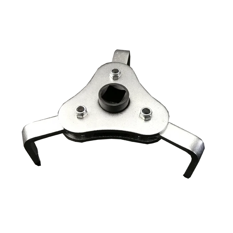 Two Way Oil Filter Wrench Tool Drive 3-Jaw Remover