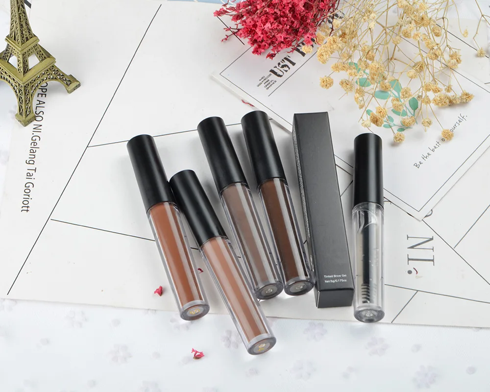 
Private Label Eye Brow Makeup Tint Packaging Waterproof Clear Eyebrow Gel 