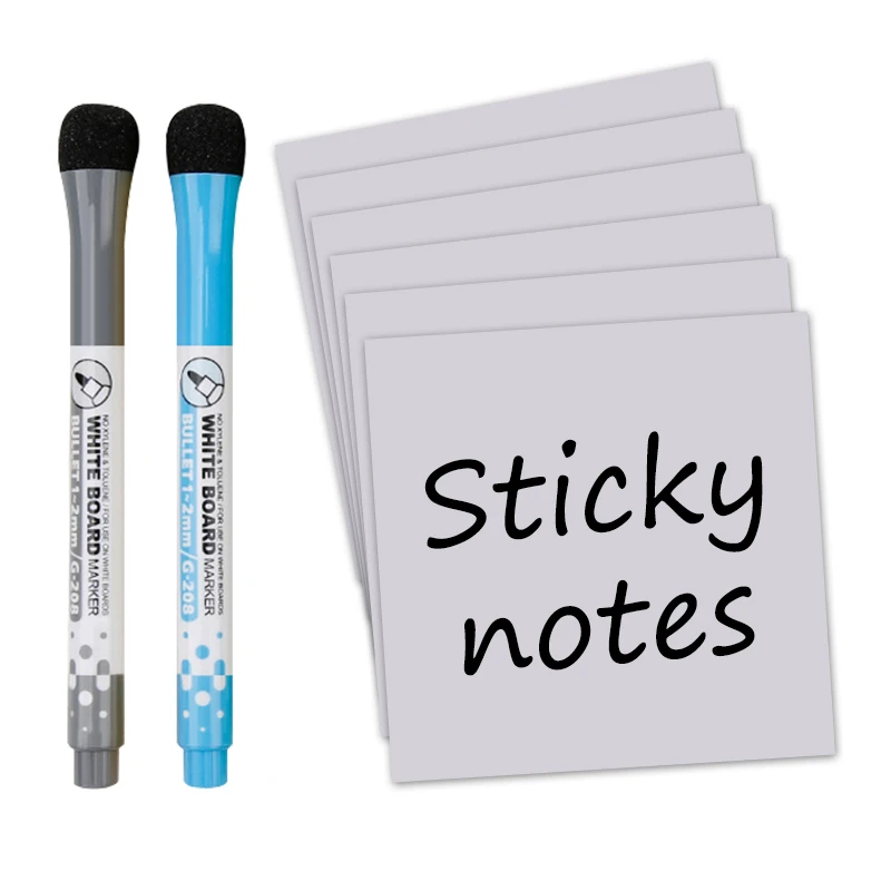 Global supply chain custom logo removable dry erase convenient  sticky notes for wholesales