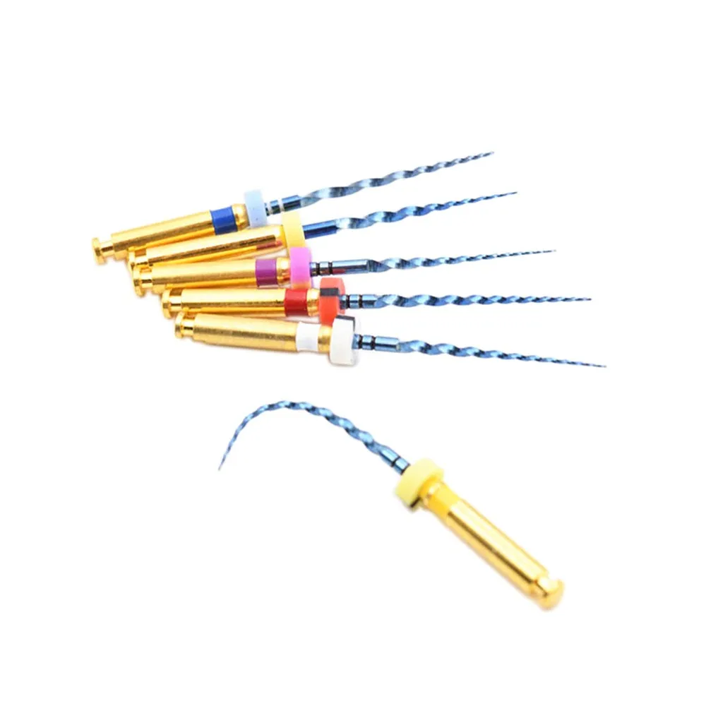 Dental Heat Activated Files Endo Engine Use Rotary 25mm For Root Canal Treatment