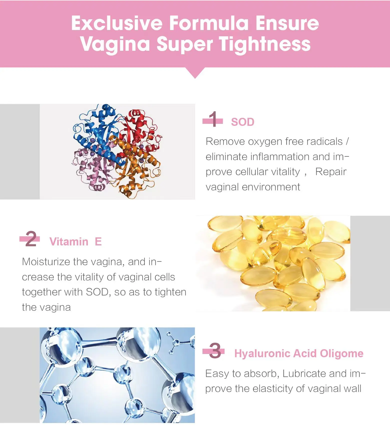 Pussy Tightener Vaginal Lubricant Tightening Gel Gynecological Cleaning Gel