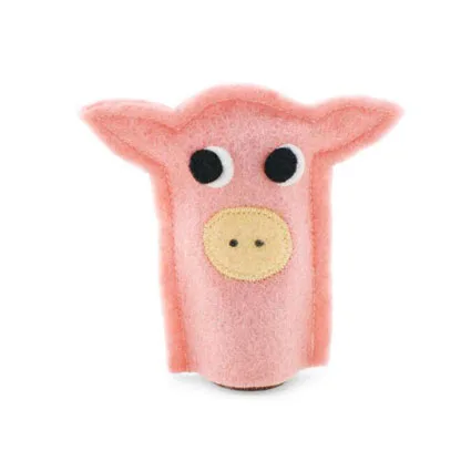 Eco-friendly handmade Animal owl felt  finger puppet