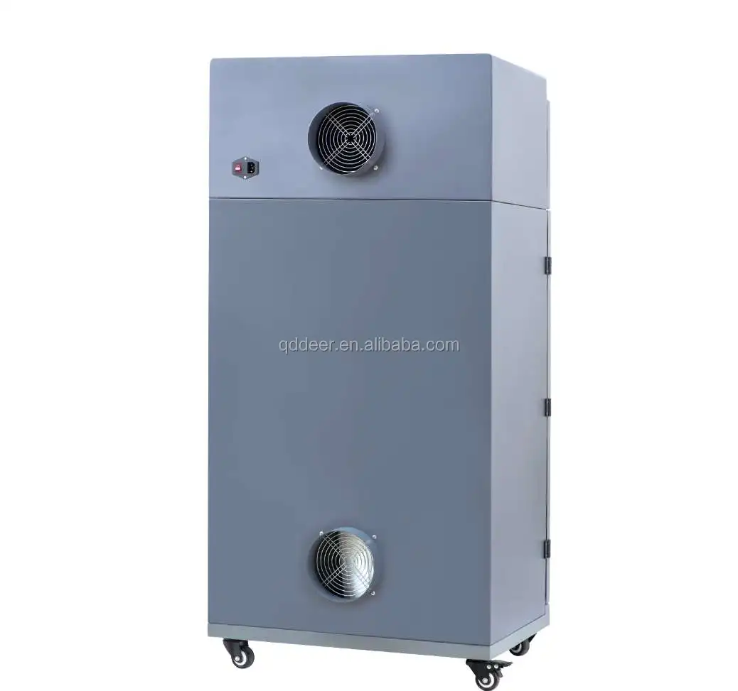 Portable Laser Fume Hepa Filter/Mobile Air Scrubber/Industrial CO2 Laser Smoke Collector