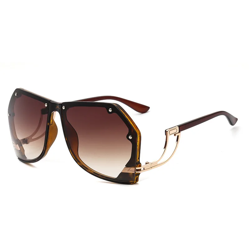 L2763 Hot Sale Oversize Vintage Lenses Womens Sunglasses 2019 Personality