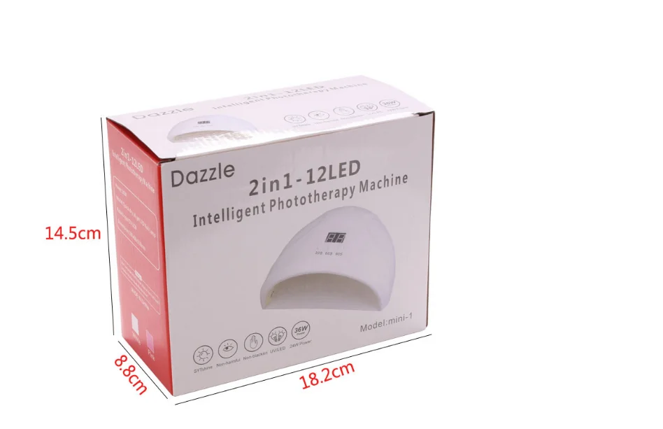 48w SUN 5 gel polish dryer professional nail polish uv led nail lamp