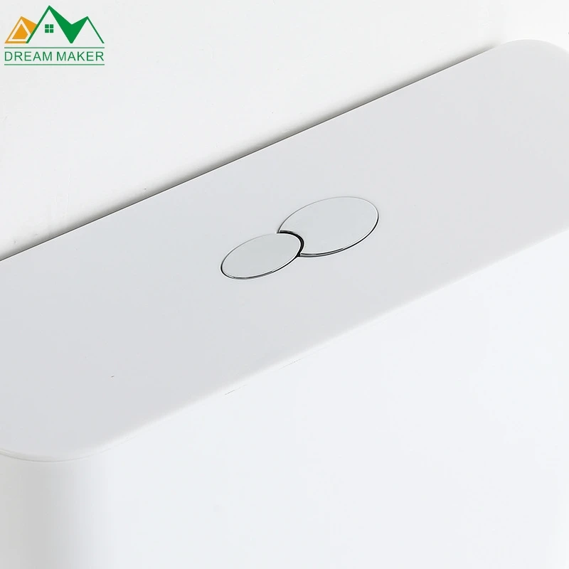 Portable bathroom accessory cleaner energy-saving double press silent flushing wall hung tank plastic squat water toilet tank