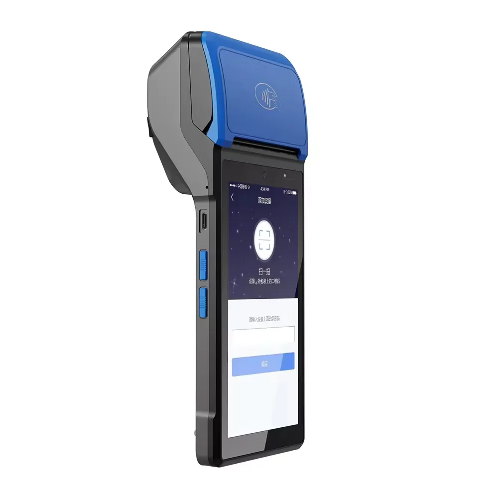 5 дюймов умная Мобильная система Android POS Bluetooth USB NFC-оплата лотерея Мобильный pos машина V510