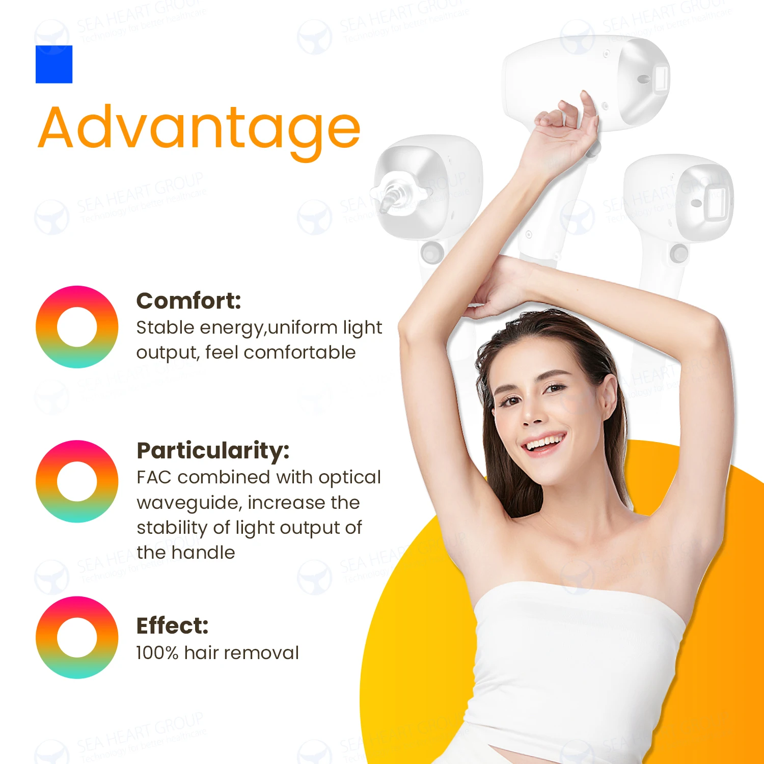 Seaheart 4 Wavelength Hair Removal Laser 4 Wavelength Diode Hair Removal Laser Laser Hair Removal Machine