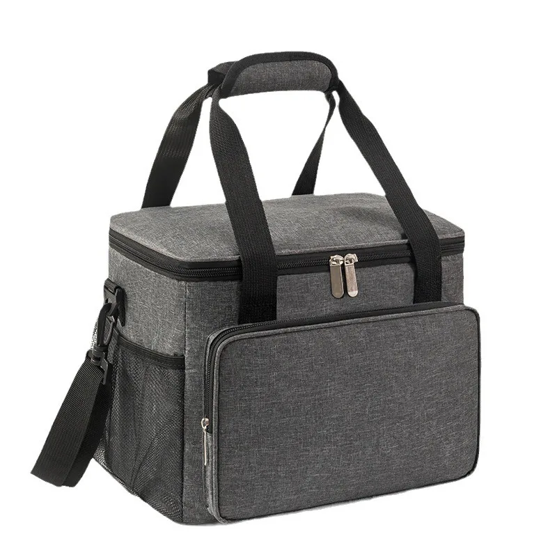 Wholesale Custom Logo Size Oxford Fabric Aluminum Foil Thermal Insulation Heavy Duty Insulated Cooler Bag
