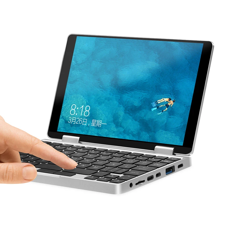  Один нетбук один микс 1S Йога карманный ноутбук 7 дюймов IPS 1920*1200 Intel Celeron 3965Y геймпад игровой плеер Win 10 8 Гб оперативной памяти 128