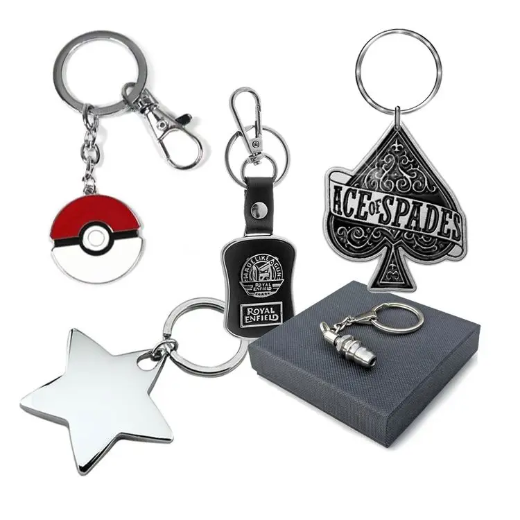 Mini Sneaker Shoe Keychains Blank Shape Custom Steel Leather With Logo Sublimation Promotional Metal Key Chain