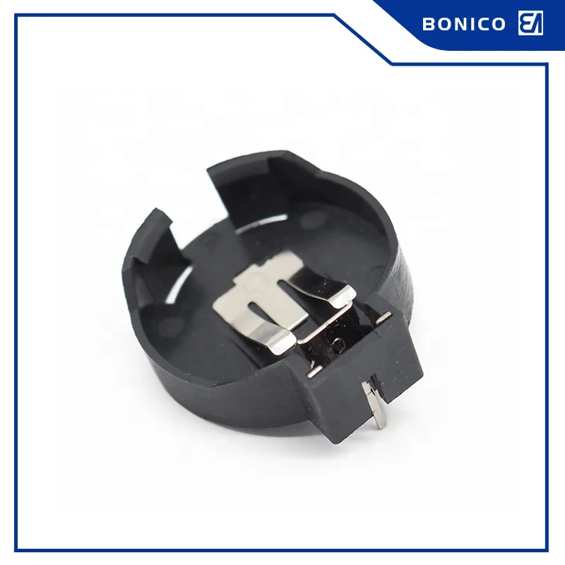 CR2450 Lithium Coin Cell Holder With PC Pin THM/DIP Button Battery Holder