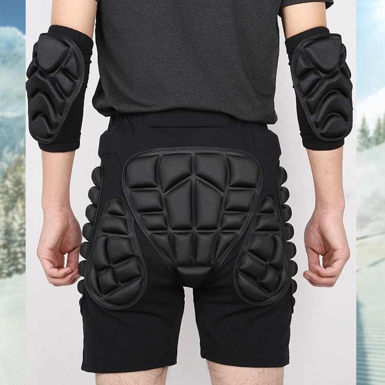Impact Gear Crash Pad 3D Hip Protection EVA Butt Pads Protective Padded Shorts for Skiing Skating Snowboarding Skateboarding