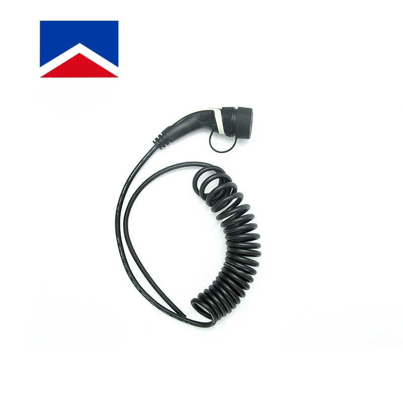 Тип 2 32 A/250 V 6v ac mA адаптер Электрический мотор для ev Автомобильная зарядная станция настенные розетки зарядное устройство 5 м 7 кабель