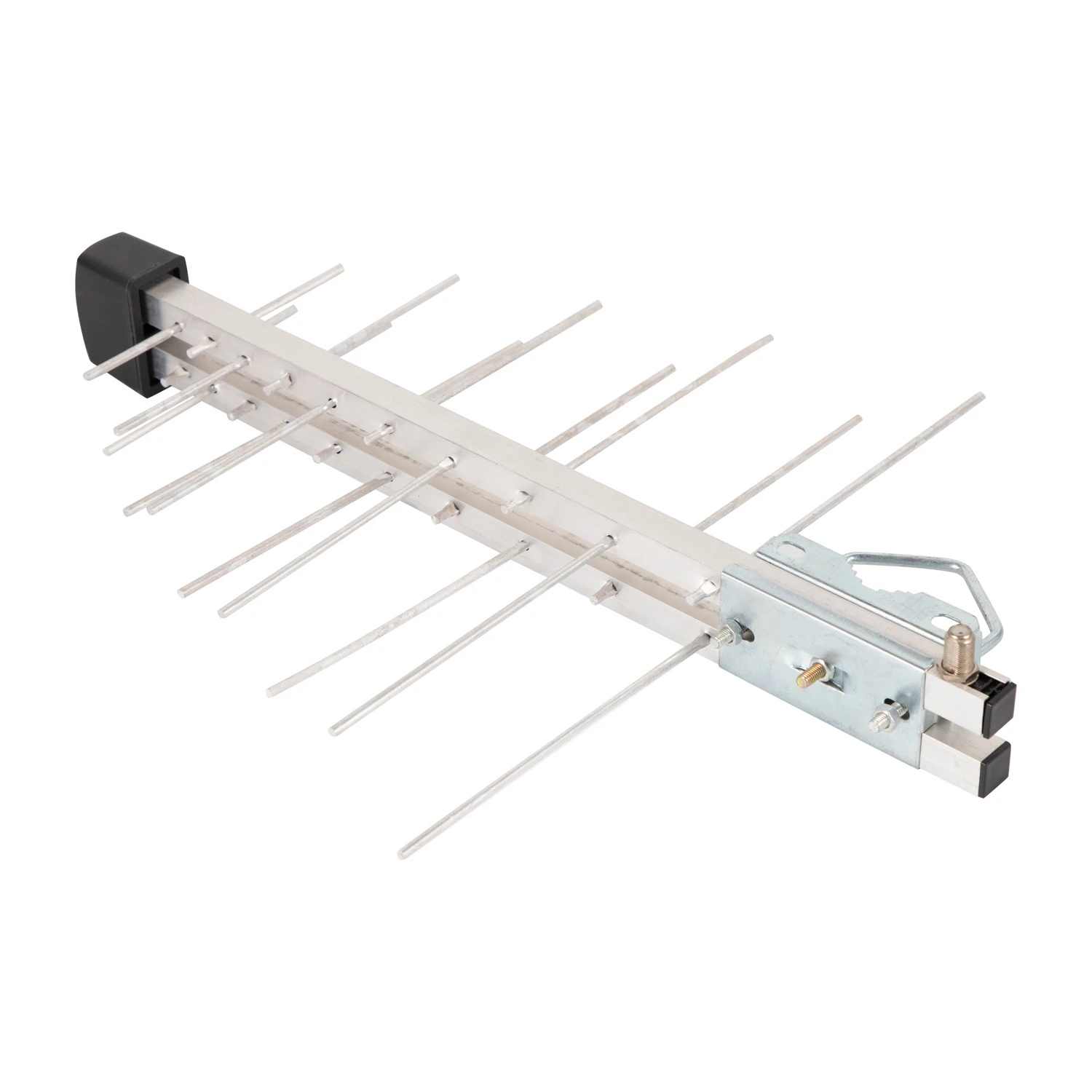 Mini HDTV Outdoor Digital Amplified VHF UHF TV Antenna Yagi Antenna 20 Element 47-860MHz HD 4K 1080P FM Radio Multiple Programs