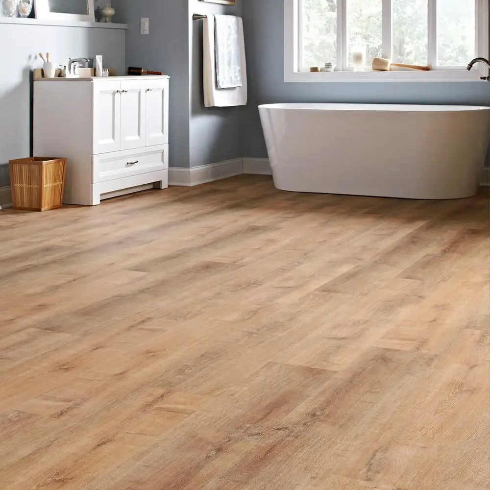 residential lvp flooring vinyl plank waterproof click floating wood laminated pvc rigid core spc flooring