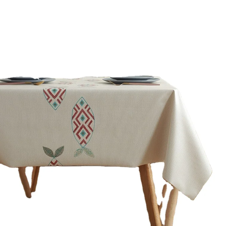 
Rectangular polyester waterproof solid color table cloth custom design simple fashion high-quality party tablecloth 