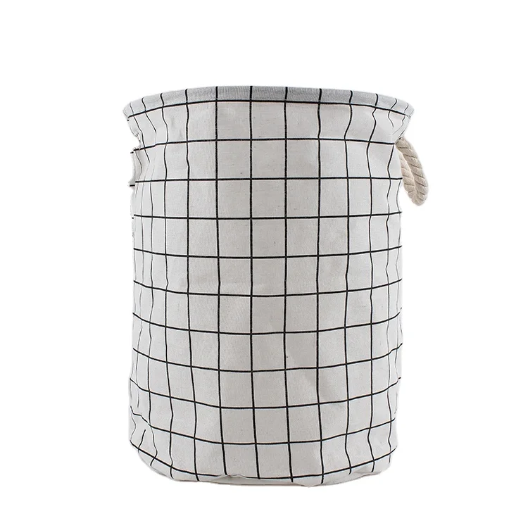 Сделанная на заказ Экологически чистая складная корзина для белья с ручкой