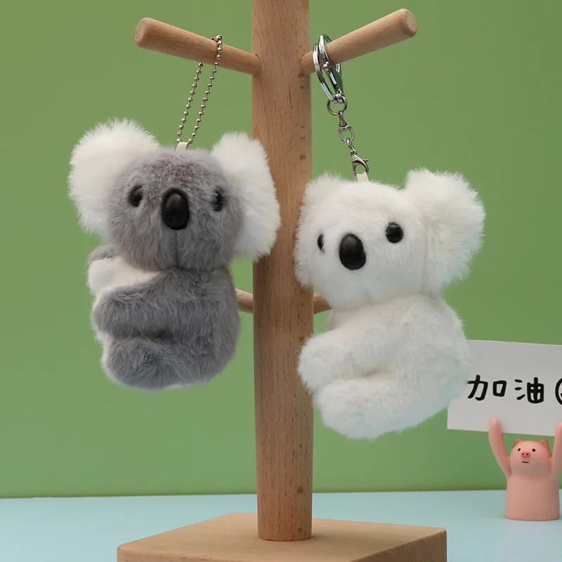 10cm Custom Mini Koala Plush Keychain Stuffed Animal Fluffy Koala Bear Soft Toy Plush