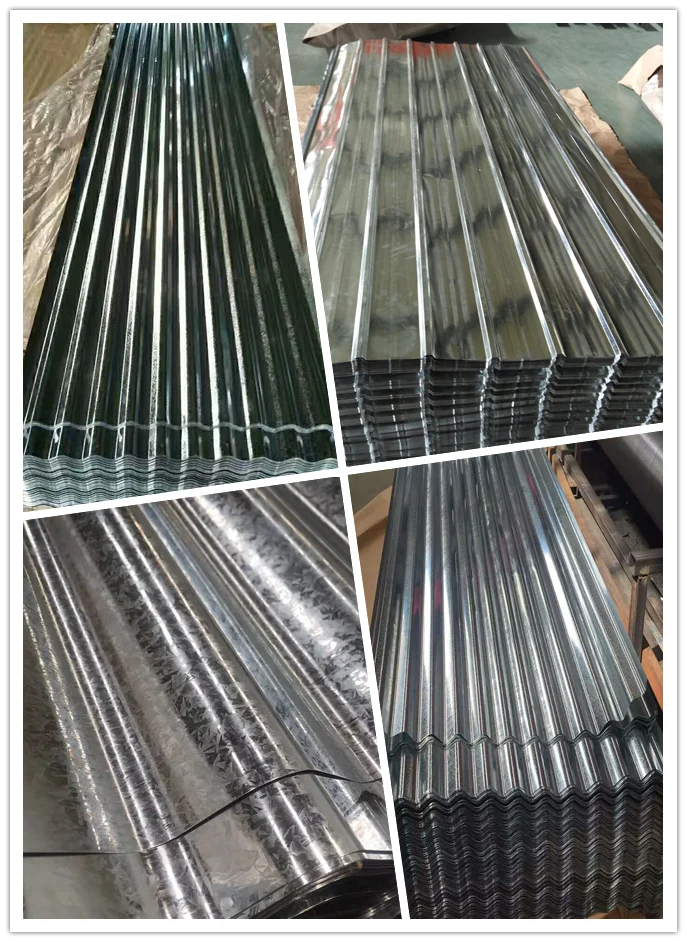 Dx51d SPCC Spcd SGCC Gi roofing sheet big spangle zinc coated corrugated roof tile