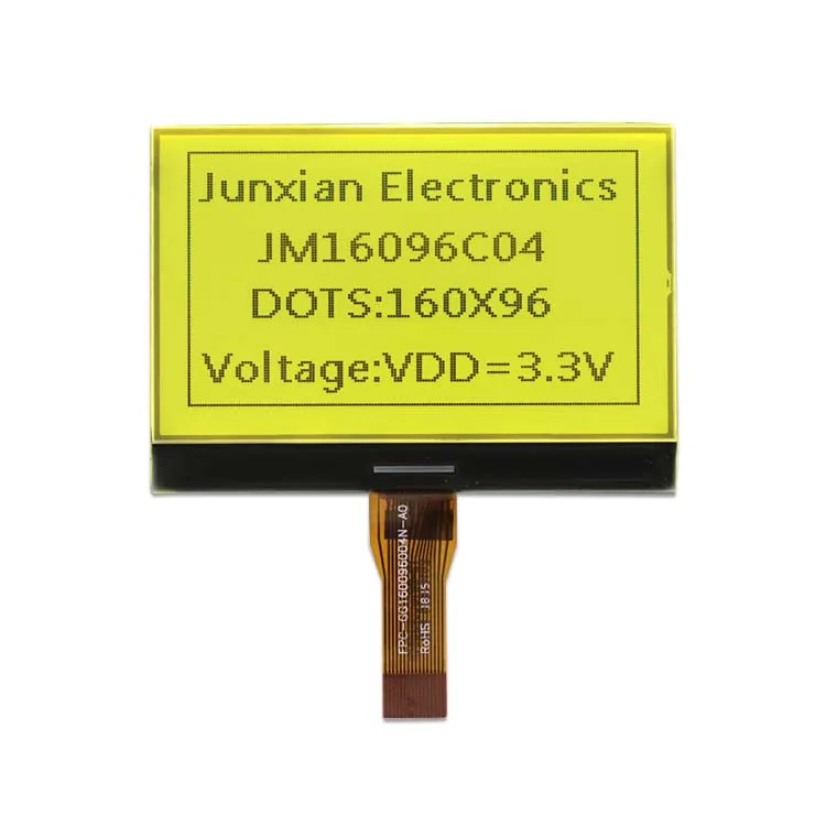 3.0 inch cog lcd screen wholesale160x96 lcd display module SPI ST75256 lcd panel