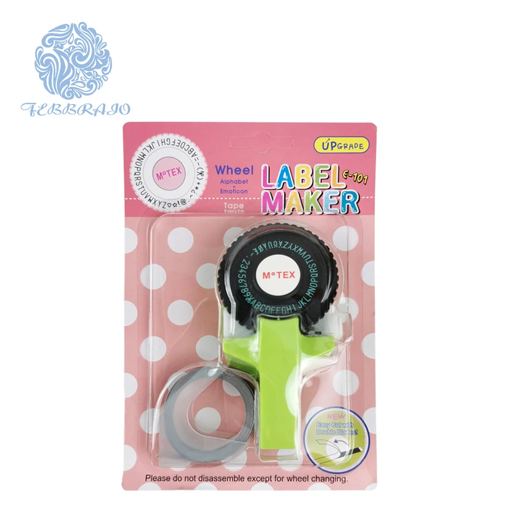 Hot Selling Motex E-101 label maker Manual operated 3D label maker Online wholesale