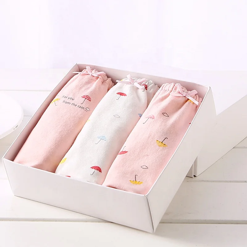 Custom Printing Child Panties  Low MOQ children underwear girls model