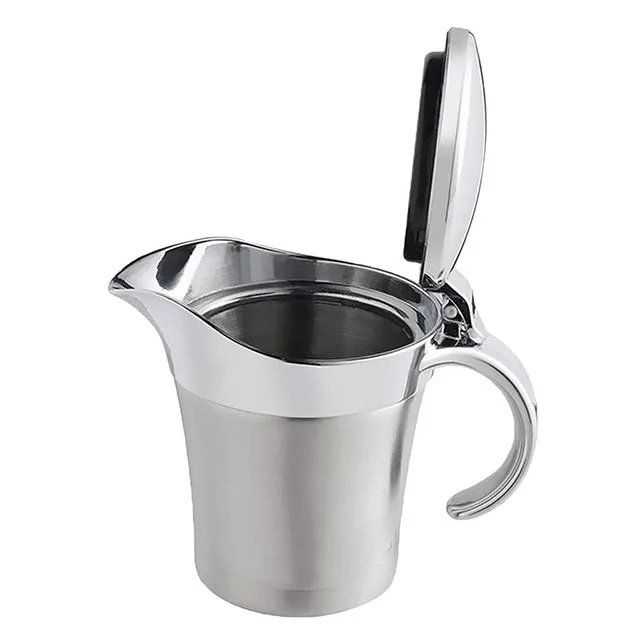 Wholesale Stainless Steel Sauce Gravy Boats 14oz/28oz/35oz for Kitchen Tableware Juice Boat high volume