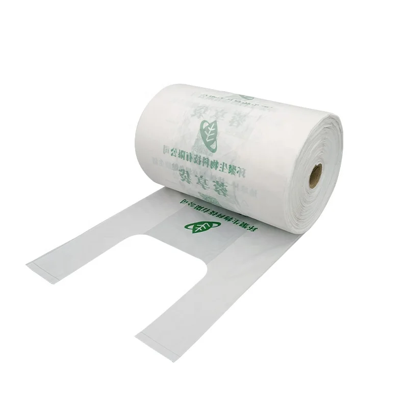China Manufacturer Biodegradable PE   EPI Plastic Green Bags With Cheap Price With Customized logo