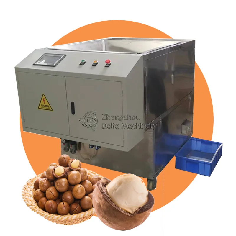 Opening Angle 320 Degree Macadamia Nuts Hard Shell Half-Opening Cutting Sawing Machine
