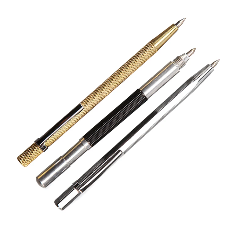 2020 latest glass tile ceramic writing pen double-headed scribing tool tungsten steel pointed scribing carving tool