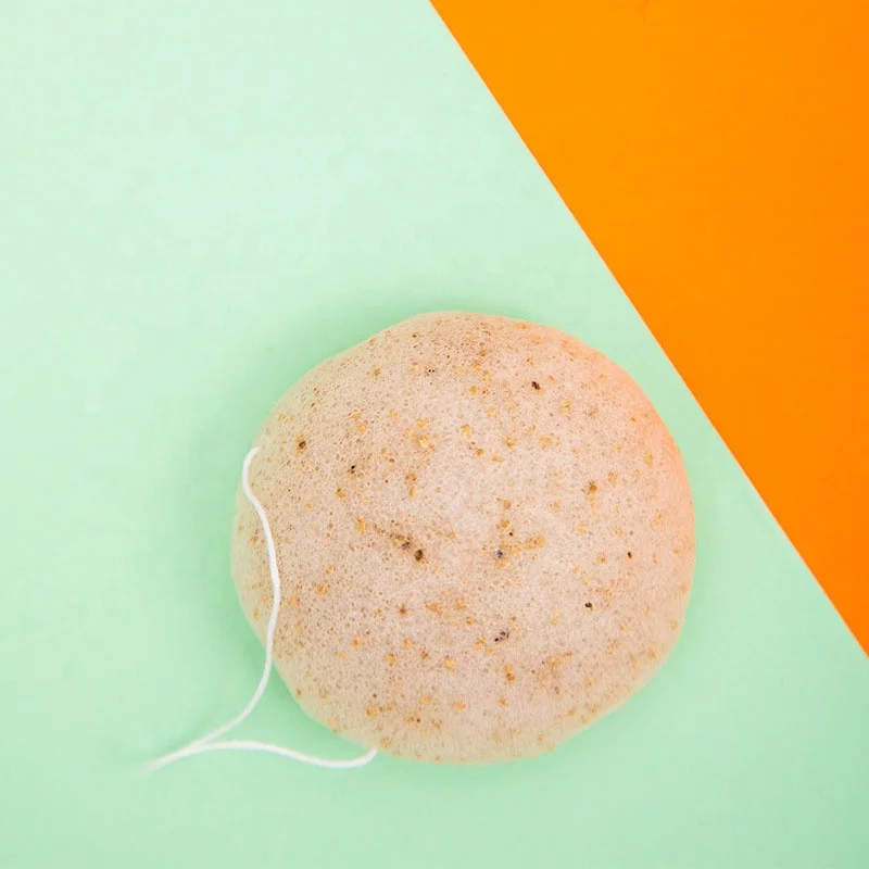 Walnut Powder Exfoliating drop natural facial konjac sponge body