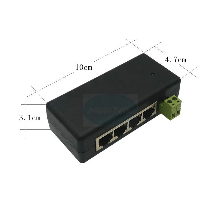  HWATEL оригинальный инжектор с 4 портами питания через Ethernet poe 48 В для POE пассивной камеры wifi