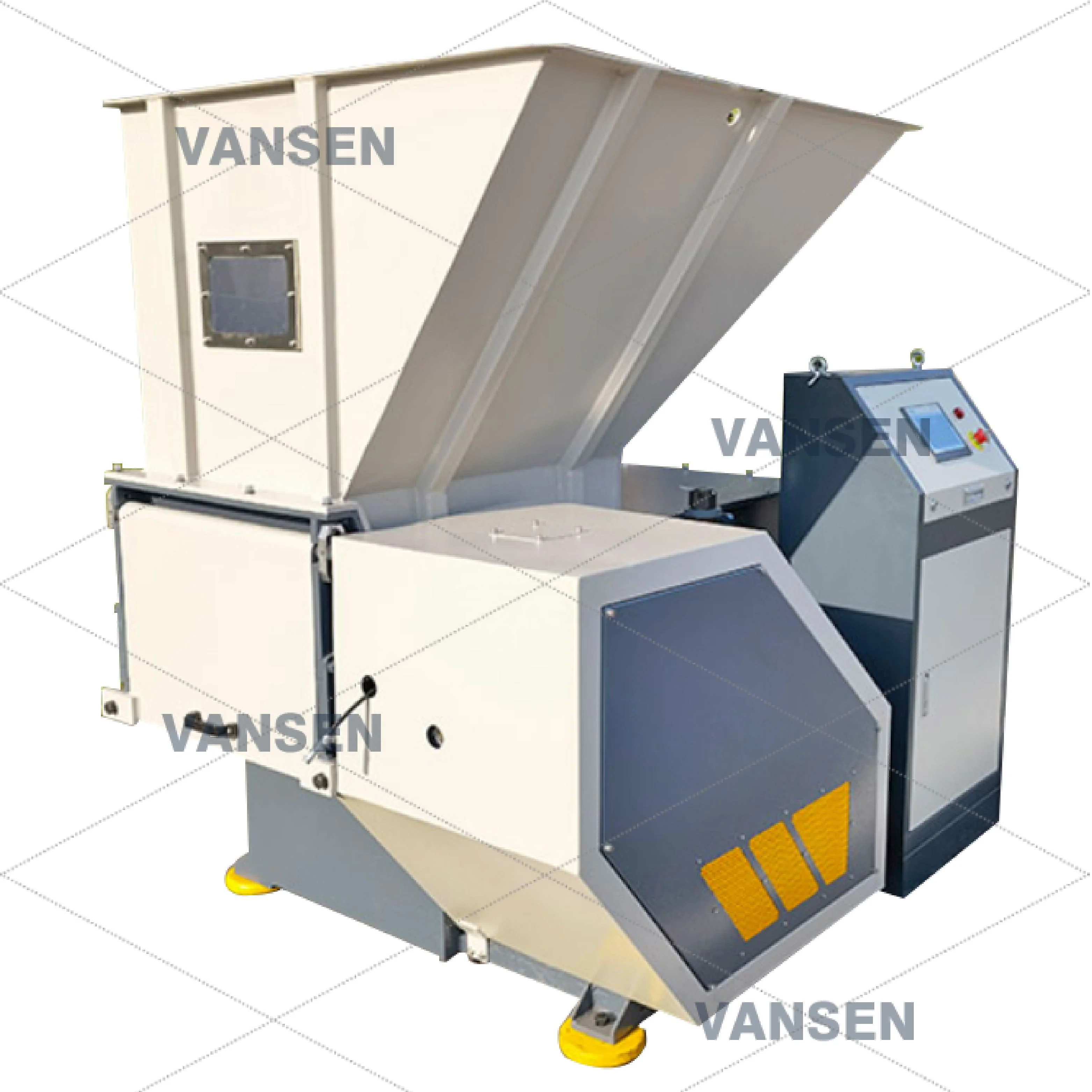Single Shaft Plastic Crushing Machines Rubber Tire Waste Plastic Bottle Metal Scrap Shredder Machine price Recycling Machine