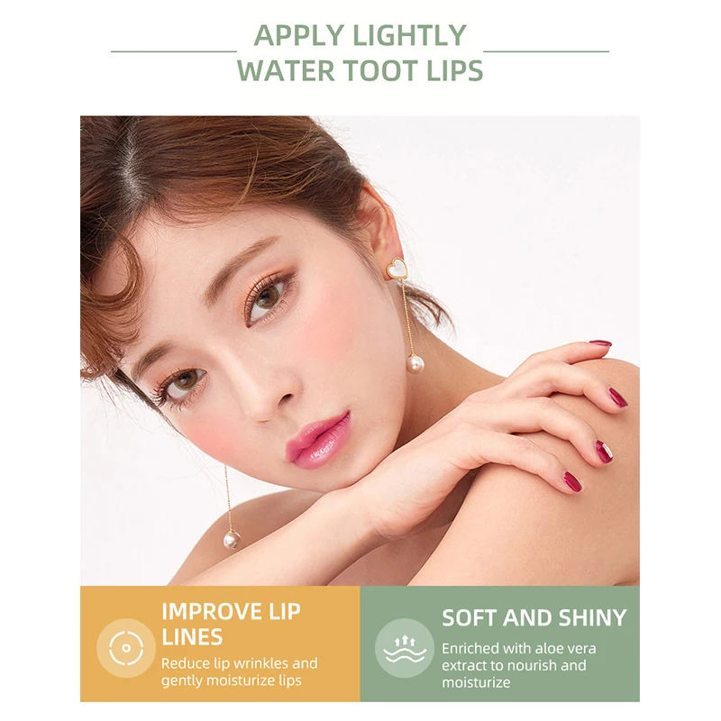 wholesale kissbeauty  Promotion Vegan Lipgloss Color Change Lipstick Aloe Vera Lipstick