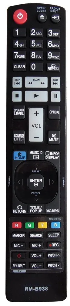 AKB73635501 AKB73355602 HR925M HR929M HR935M RM-B938 RMB938 RM B938 Blu-ray DVD Universal Remote Control