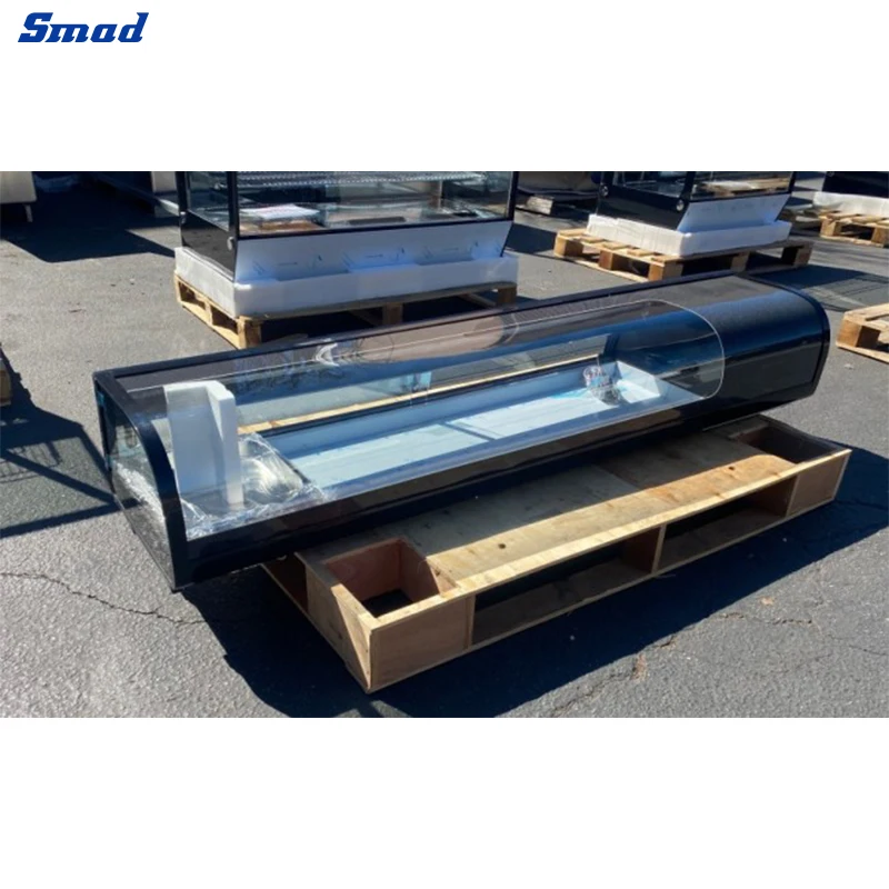 Hot Sales Commercial Fridge Chiller Counter Sushi Display Showcase