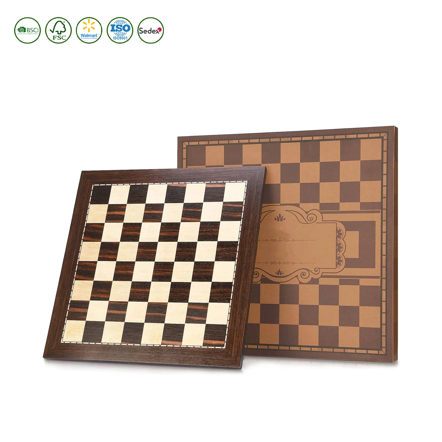 19 Inches Professional Wooden Tournament Chess Board  Wooden Chess Game set