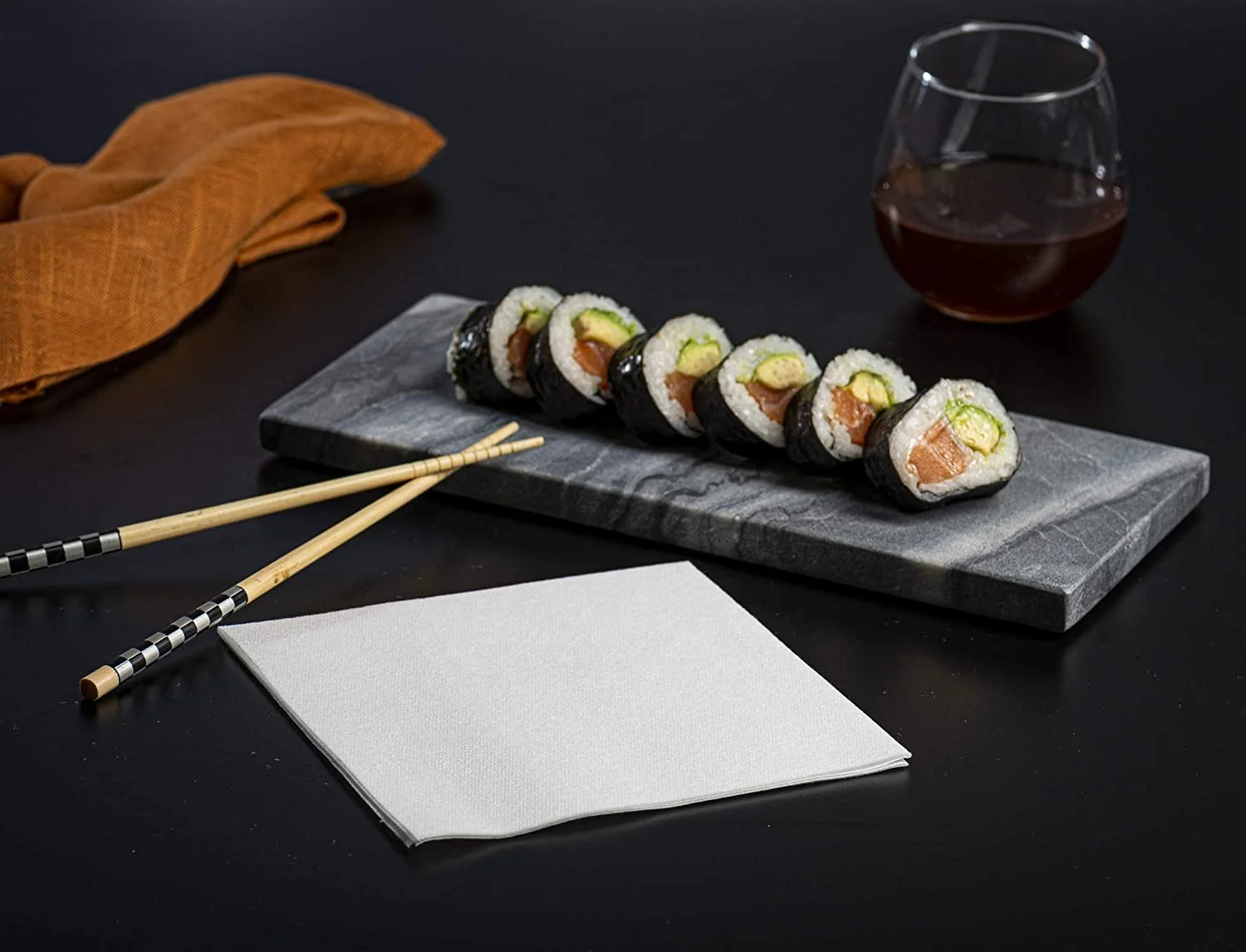 Square Satin Napkin Bright Silk Table Napkin Soft Smooth Fabric Table Napkin