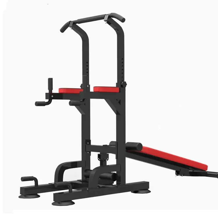 2022 High Quality Home Gym Dip Power Tower Station Stand Bar Push Up Stand Indoor Fitness Equipment