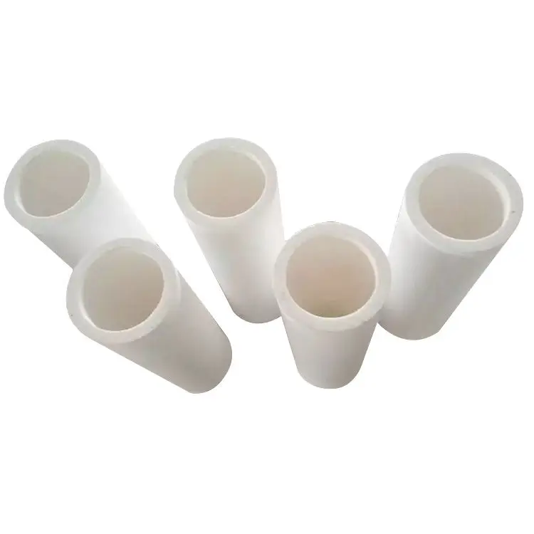 Factory direct customized pure polytetrafluoroethylene molding pipe White PTFE molded tube