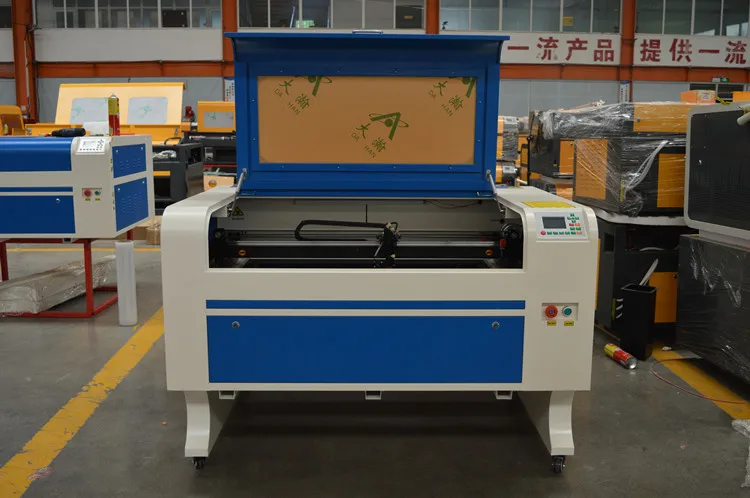 9060/1080/1310  60/80/100/130/150W Ruida Controller Passthrough Co2 Laser Engraving Machine