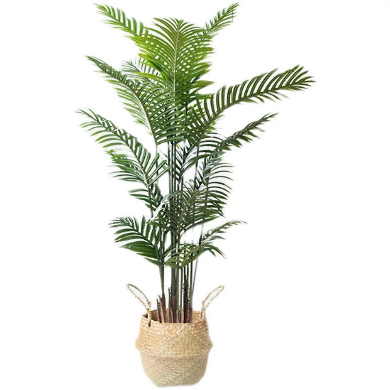 CY Advanced Simulation Madagascar Palm Indoor Hotel Restaurant Decoration Green Plant Pot